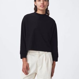 For Days 90's Crop Long Sleeve - Black